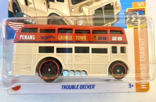 未開封　Hot Wheels Double Deck Bus バス ダイキャスト Amazon.com: Hot Wheels 2023#202/250 HW Metro #7/10 Double