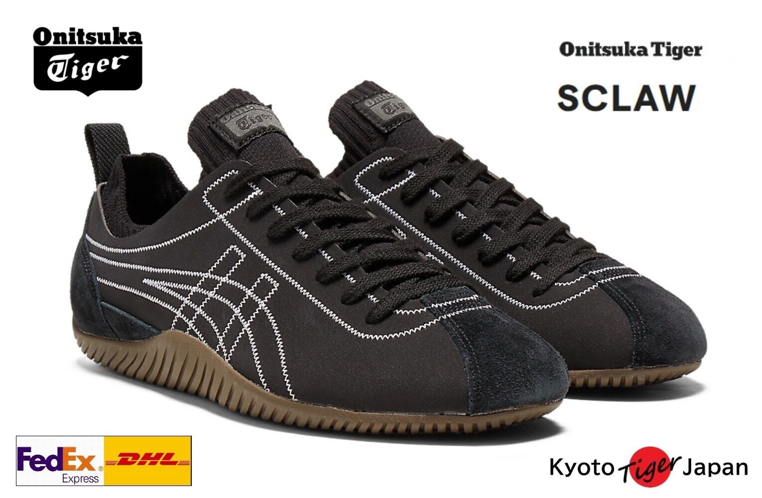 Onitsuka Tiger SCLAW ( BLACK/WHITE ) 1183B969.001 Authentic Onitsuka Tiger SCLAW ( BLACK/WHITE ) 1183B969.001 Authentic