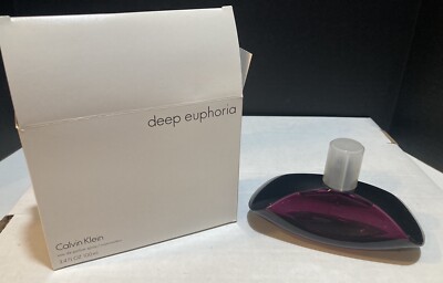 CALVIN KLEIN DEEP EUPHORIA 3.4 oz 100 ml Eau De Parfum for Woman FULL BOTTLE
