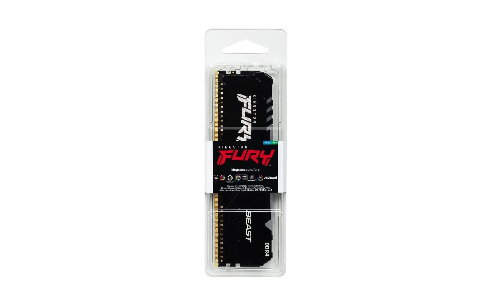 Kingston FURY Beast RGB 16GB 3600MHz DDR4 RAM Desktop Memory Stick