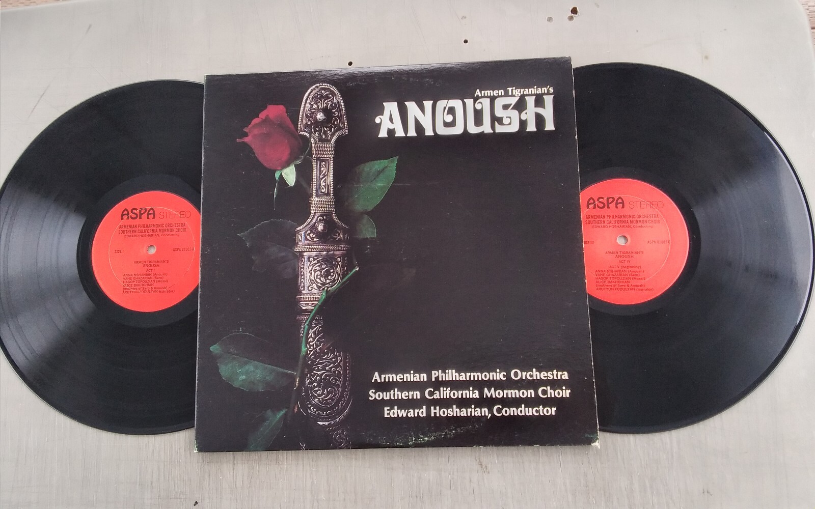 Armenian Philharmonic Orchestra 33rpm LP Vinyl 12-inch ASPA
