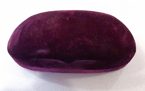 Rare Vintage Delmark Watch Co Velvet Maroon Covered Watch Box - USA