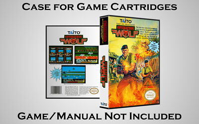 Protective Display Case for Nintendo NES Cartridges (K to R) - NO GAME/MANUAL
