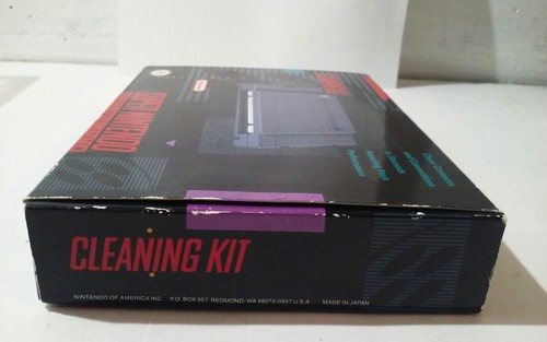 Cleaning Kit Snes Nes Super Nintendo CIB Complete