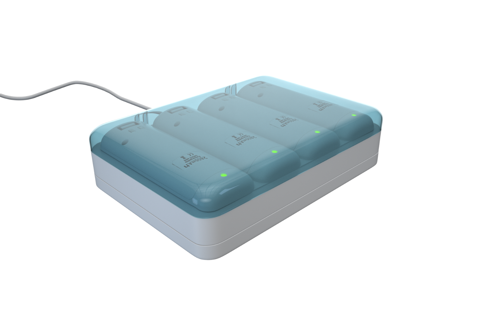 Replacement battery & Charger Station For Nintendo Wii/ Wii U Remote Controller