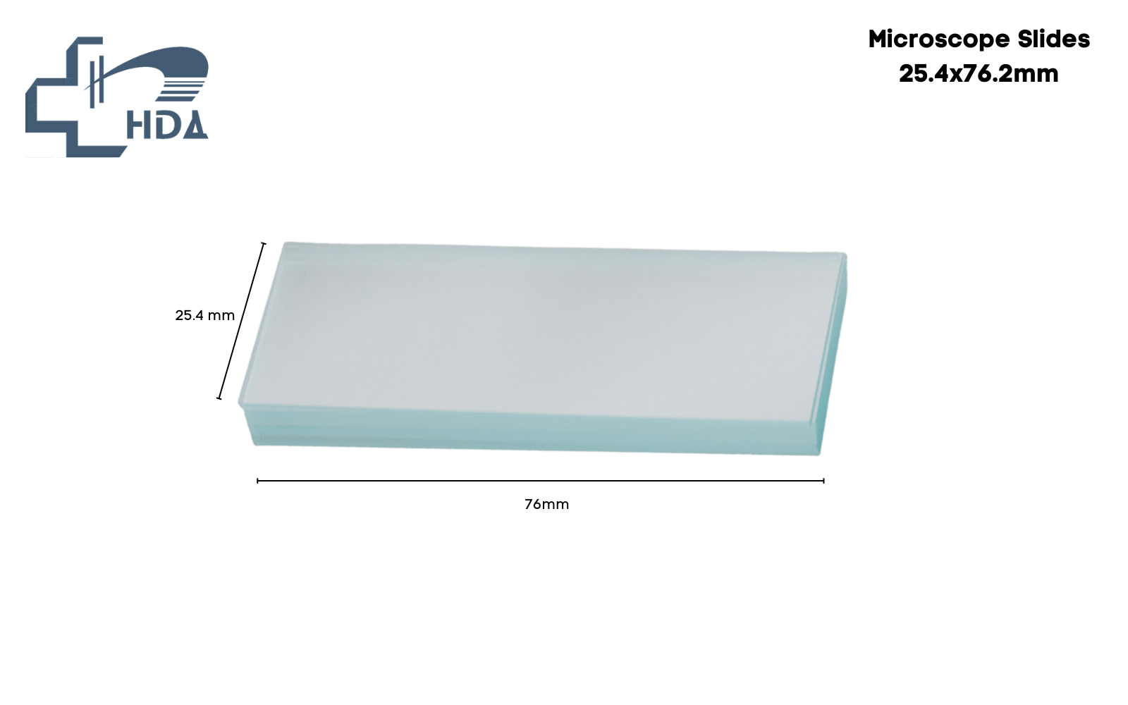 Microscope Slides 50 Pcs Pre-Cleaned Blank Ground Edges 25.4mmx76.2mm (3"x1")