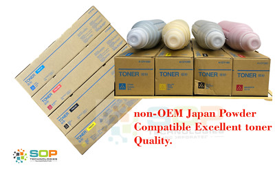 For Konica Minolta TN-615 Toner Cartridge Set Bizhub Press C8000 CMYK Compatible