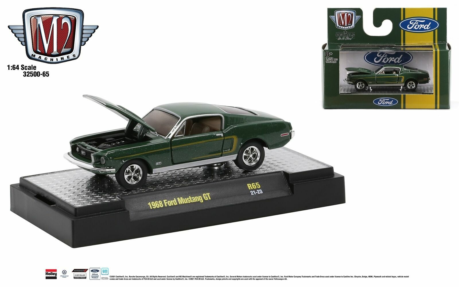 ミニカー 1968 ford mustang GT 1968 FORD MUSTANG GT 1:64 SCALE COLLECTOR MODEL CAR | eBay