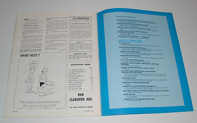 1972 Vintage, Very Rare Snowmobiling Magazine RVB Collectible