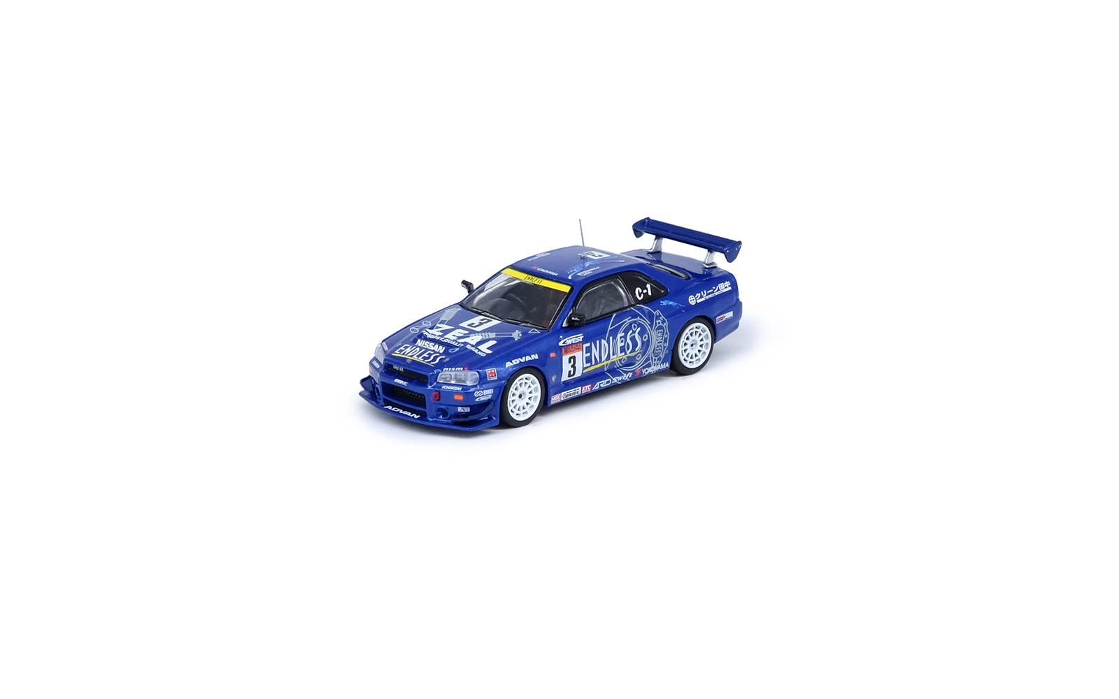 In Stock) INNO64 1/64 NISSAN SKYLINE GT-R (R34) #3 ENDLESS