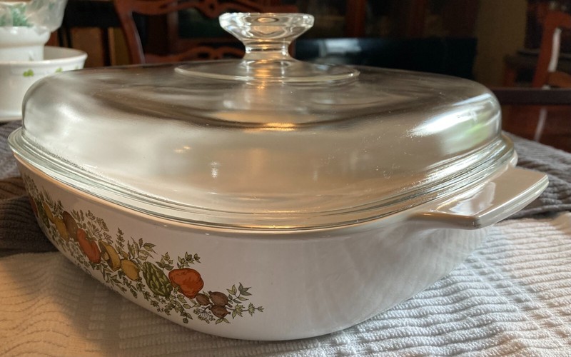 Corning Ware LeRomarin Spice of Life Rare Vintage OriginalA10B 9 3/4x9