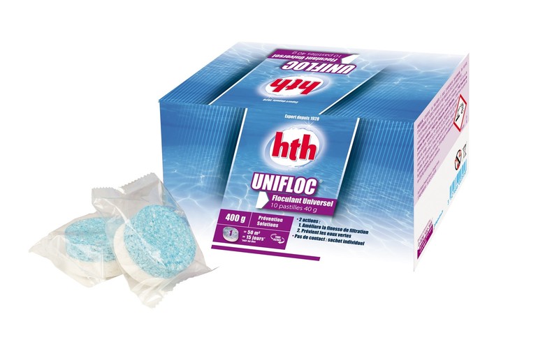 Hth Unifloc Pastilles 40g - 0,4kg | Floculant Universel