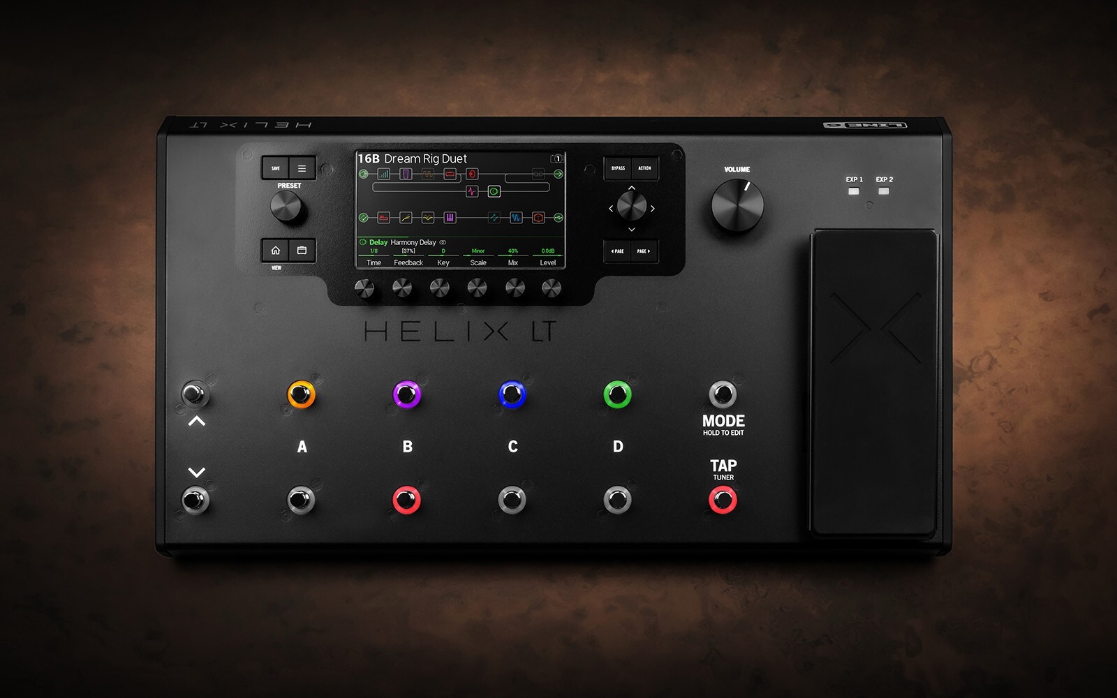 Line 6 Helix LT Amp and FX Pedal Board — L.A. Music