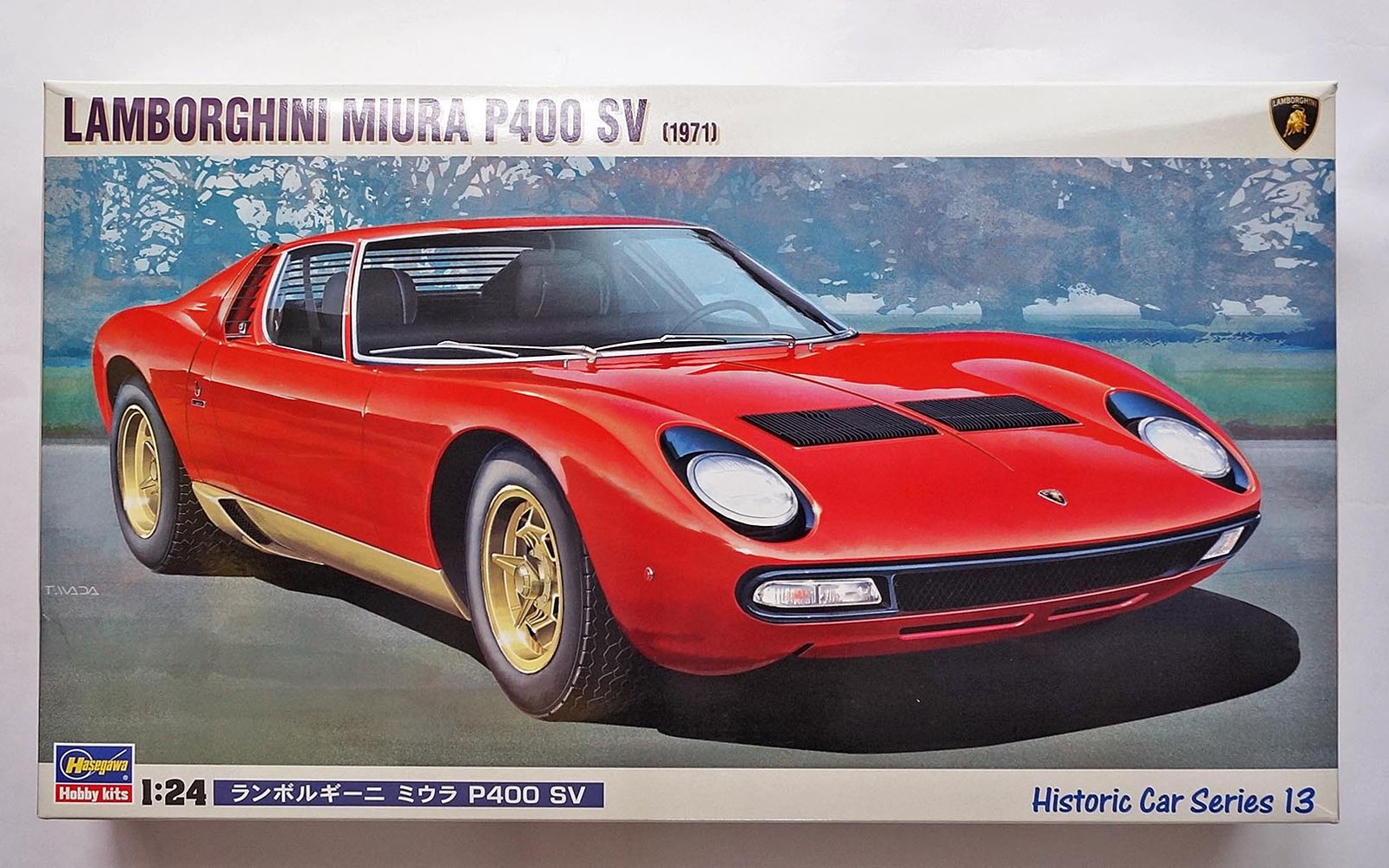 как выглядит HASEGAWA 1/24 Lamborghini MIURA P400 SV 1972 historic car seri...