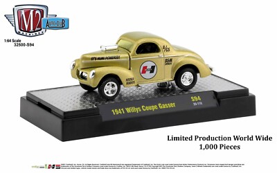 M2 Machines Auto Club Edition #8 1941 Willys Coupe Gasser Hurst 1 Of 1000 Sealed