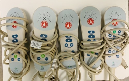 Curbell Gen4 Hospital Bed Pendant TV Remote Nurse Call Pillow Speaker Lot X5