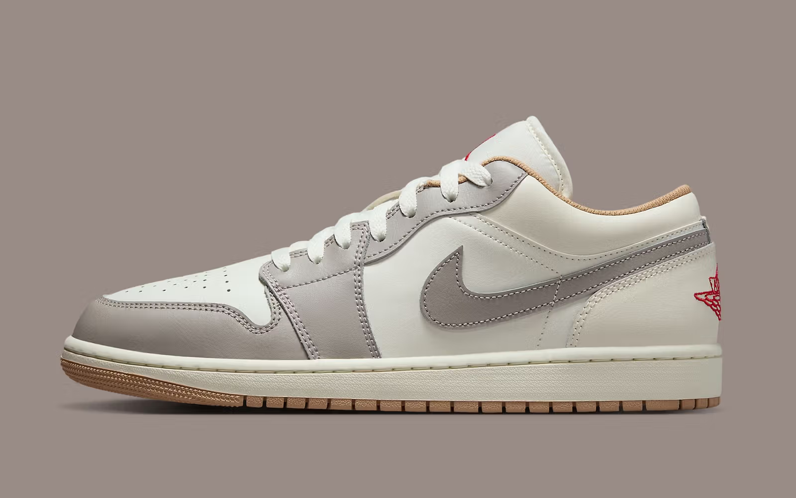 553558-169 Jordan 1 Low Sail College Grey Rattan Men`s | eBay