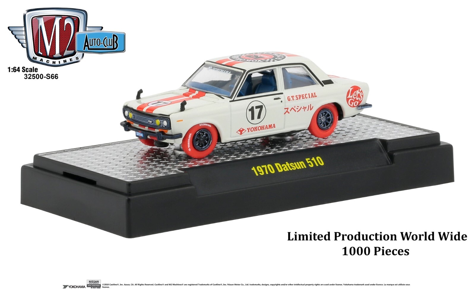 【未開封】M2 1970 Datsun 510 ADVAN Yokohama M2 Machines 1970 Datsun 510 Yokohama Advan Japanese
