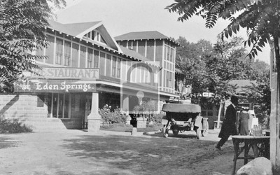 Restaurant At Eden Springs Benton Harbor Michigan MI Reprint Postcard
