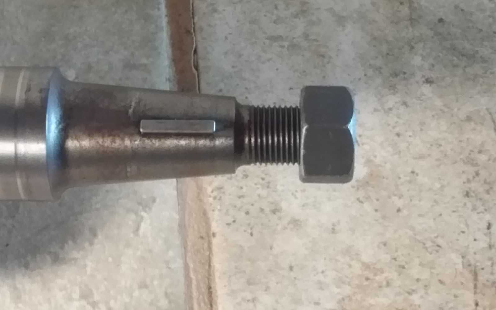 CRANKSHAFT and timing gear from a Tecumseh HMSK80 Snow blower engine