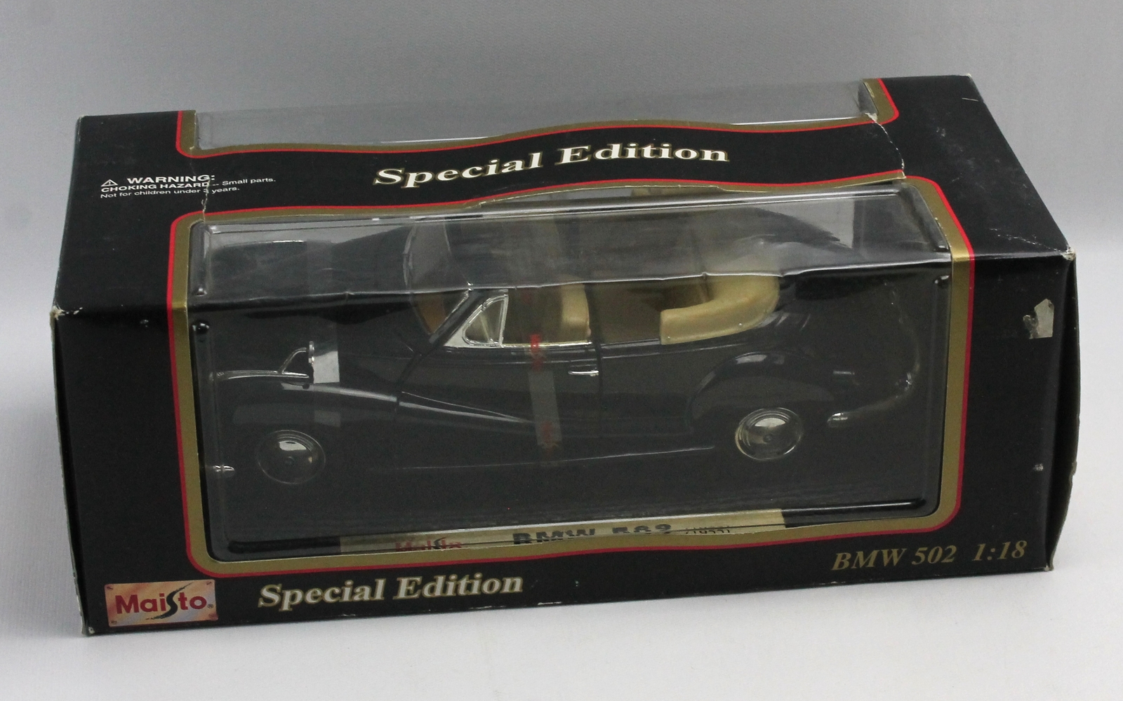 Maisto Specials Edition BMW 502 1955 1:18 Diecast Black | eBay