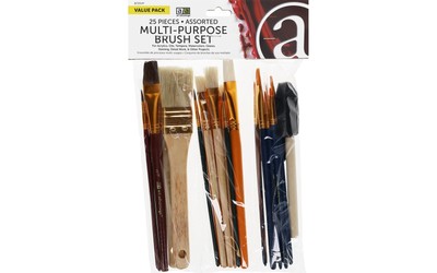 Art Advantage Brush Set Multi-Purpose 25pc