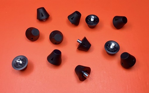(Set of 12) Soccer Turf/AG/FG Plastic Replacement Studs fit SG Nike, Puma & more