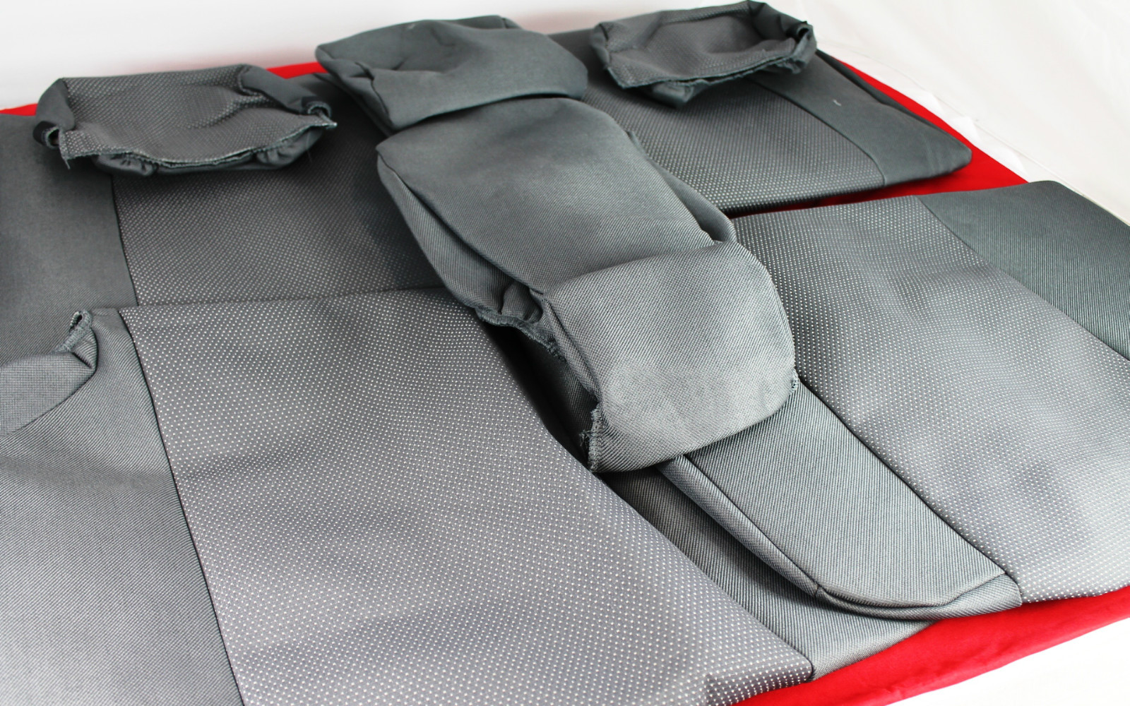 TOYOTA PRADO 150 SERIES SEAT COVERS 2ND ROW GX GXL GREY FROM AUG 2009