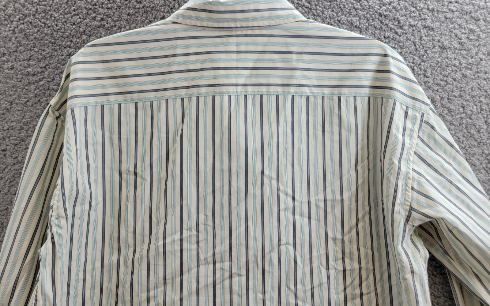 Lauren Ralph Lauren Striped Button Up Shirt Women's S Blue/White Long Sleeve - Picture 14 of 20