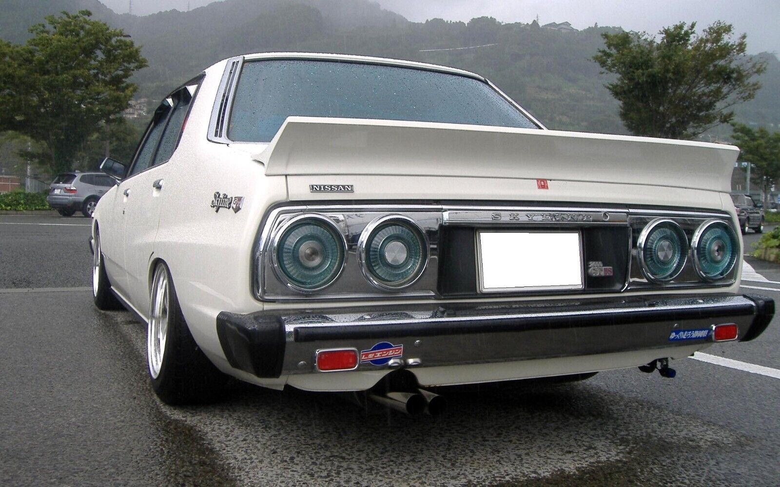 JDM rear wing Spoiler fit Datsun C210 180K Skyline Sedan 4D JDM rear wing Spoiler fit Datsun C210 180K Skyline Sedan 4D