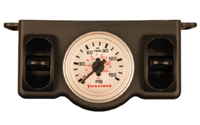 Firestone Airide Plastic Pneumatic Dual Control Panel Pressure Gauge 0-150 PSI
