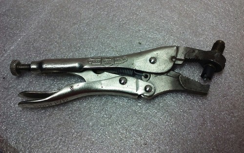 VINTAGE VISE GRIP N76 LOCKING PLIERS USA MADE PETERSON DeWITT NEB.