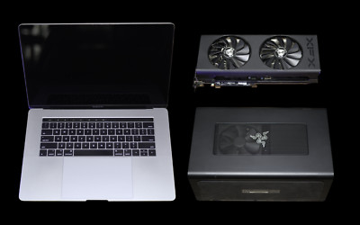   COMPLETE RIG!   Apple MacBook Pro 2017 15  i7 + Razer Core X + XFX RX5700  