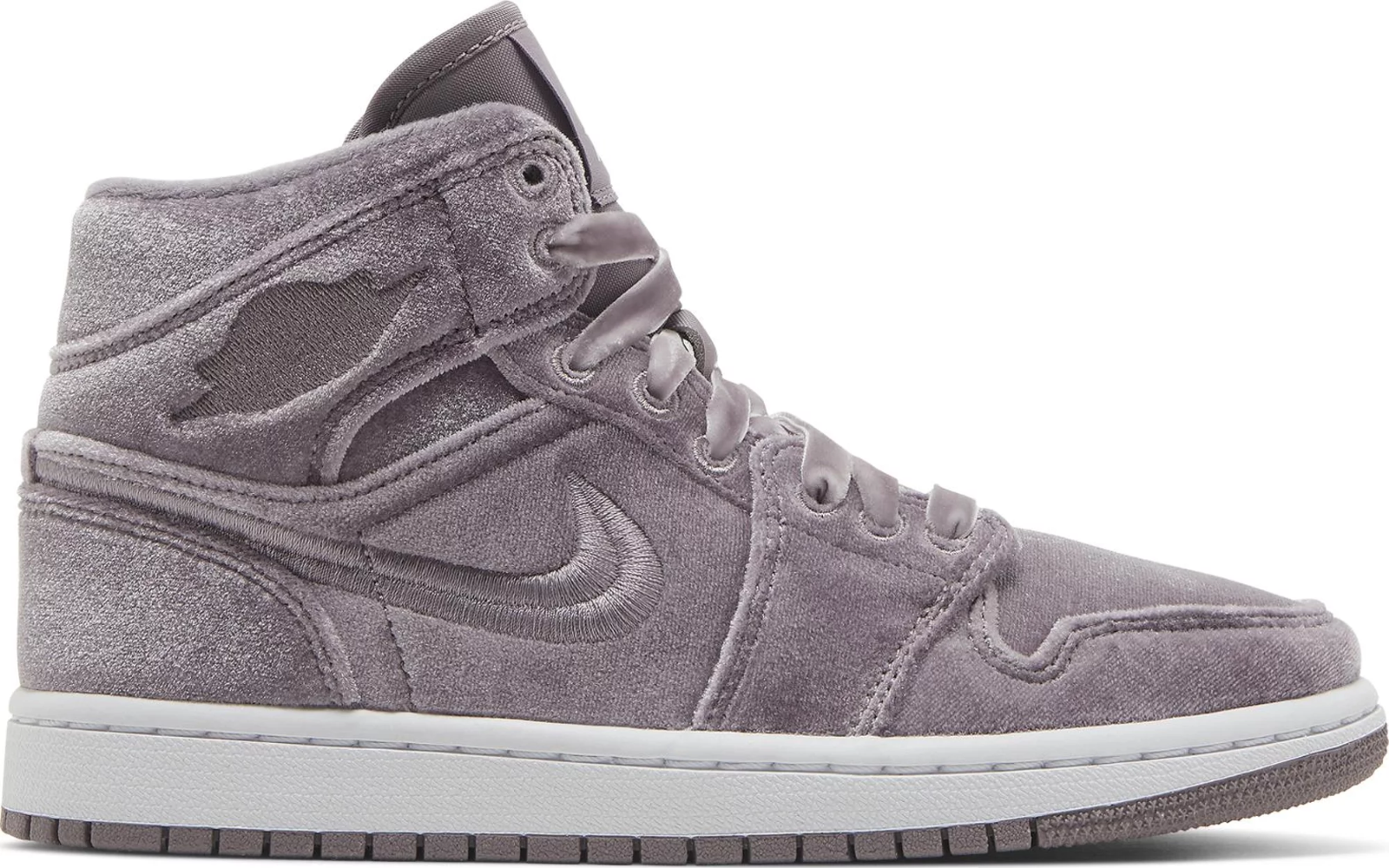 Кроссовки Nike WMNS Air Jordan 1 Mid Purple Velvet White DQ8397-500 для женщин 5–9 лет