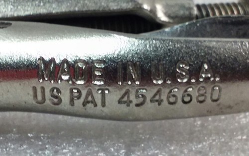 VINTAGE VISE GRIP N76 LOCKING PLIERS USA MADE PETERSON DeWITT NEB.