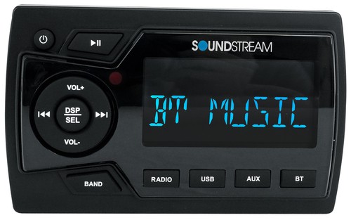 Soundstream MHU-32 Marine Boat ATV/UTV Digital Media Receiver Bluetooth/AUX/USB