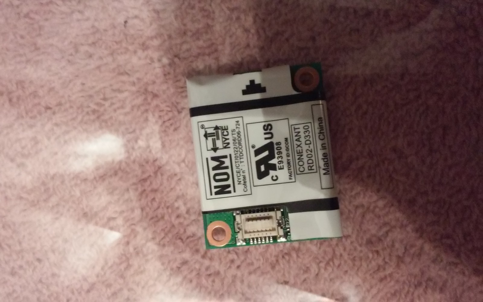 G317P - Dell Inspiron 1721 1720 1526 1525 1521 1520 56K Modem Board - RD02-D330