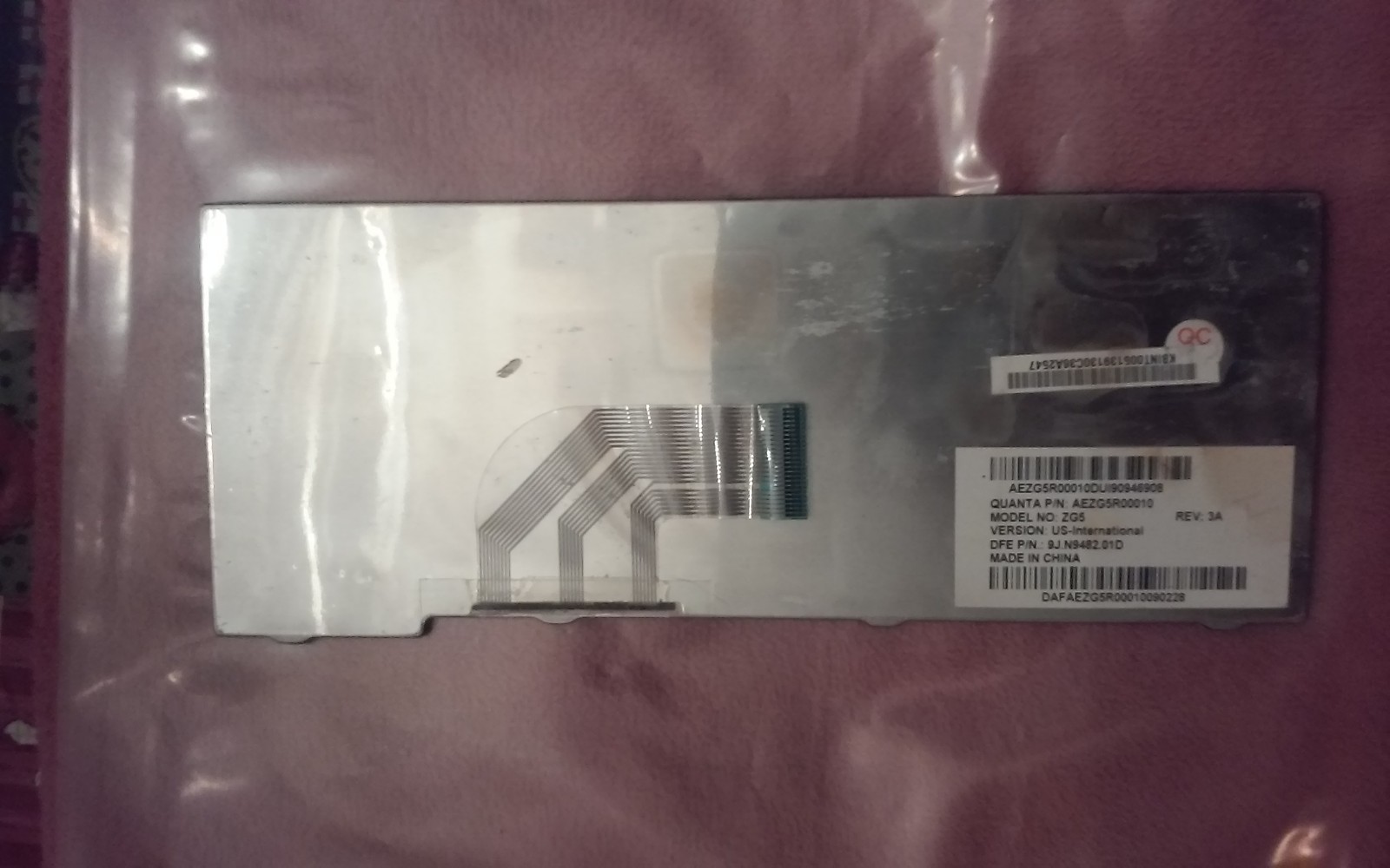 Acer Aspire One Laptop Netbook ZG5 Replacement Keyboard Black AEZG5R0010