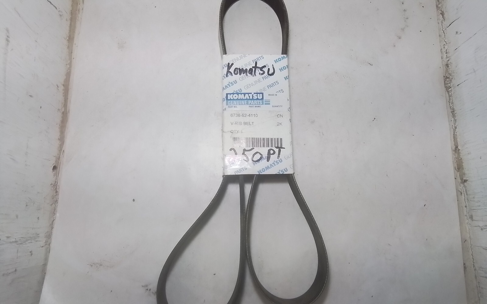タイバーツ　6150バーツ KOMATSU 6738-62-4110 6738624110 SERPENTINE RIBBED BELT | eBay