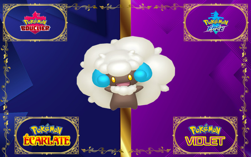 Pokemon Farfaduvet - Whimsicott Shiny 6 Iv-31 Ecarlate-Violet/Bouclier-EpÃ©E