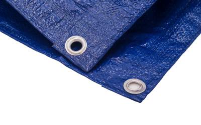 8' x 16' Blue Poly Tarp 2.9 OZ. Economy Lightweight Waterproof Cover