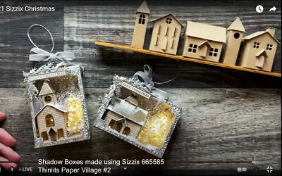 Sizzix Thinlits Paper Village #2 21PC set #665585 Retail $22.99 by Tim Holtz