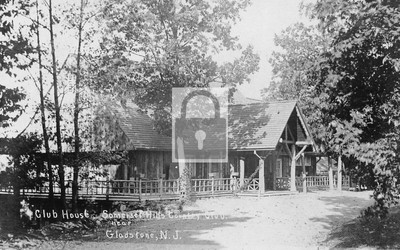 Somerset Hills Country Club House Gladstone New Jersey NJ Reprint Postcard