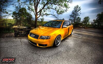 Cars audi hdr photography Desk Mat Stitched
