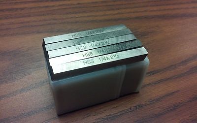 60pcs 1/4 x 1/4  x 2-1/2''  HSS Square tool bits for $59.00 #HS-2BT-14---new