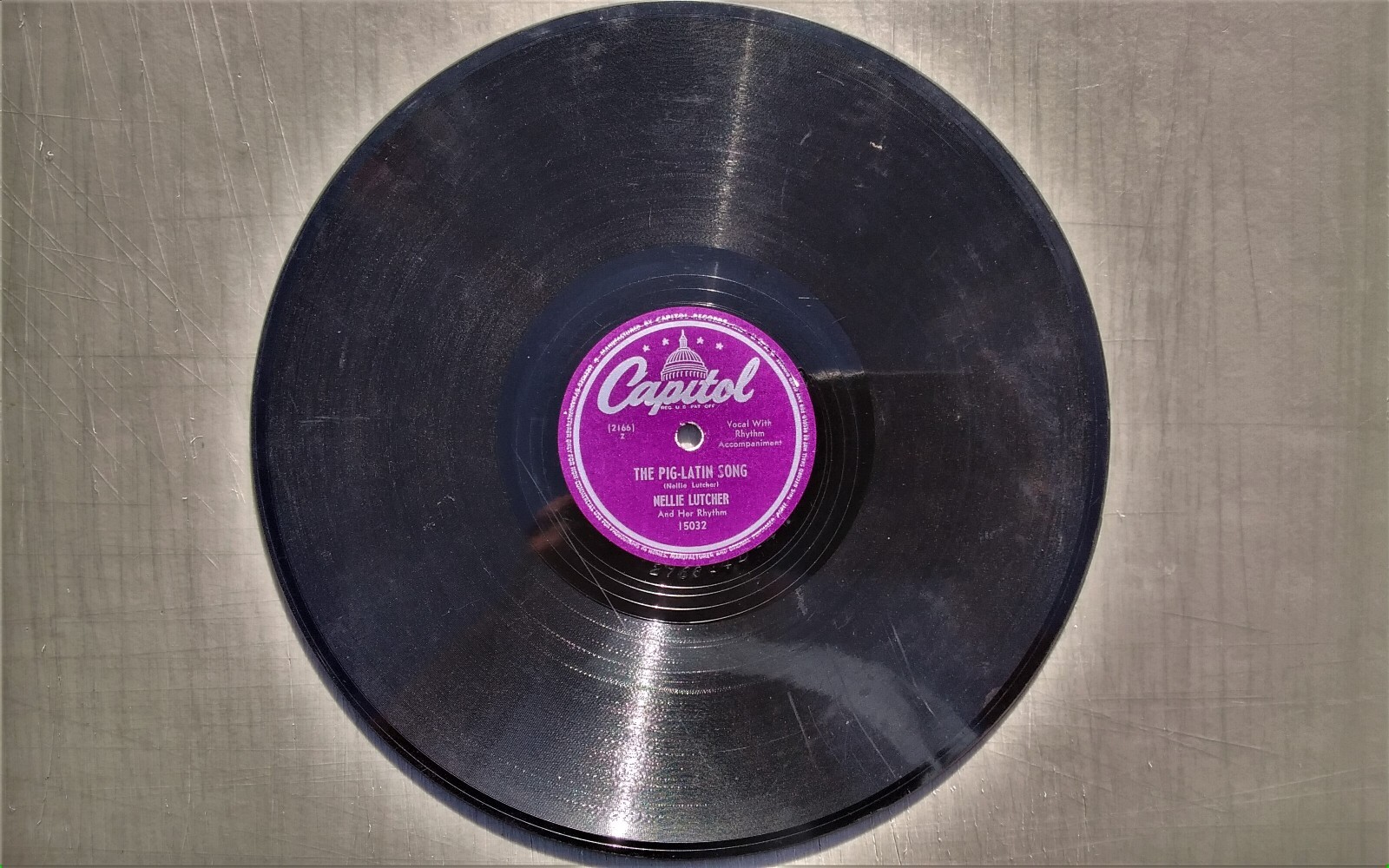 CD Nellie Lutcher Nellie Lutcher TOCP8573PROMO CAPITOL プロモ 未開封 /00110 Nellie Lutcher 78rpm Single 10-inch Capitol Records #15032