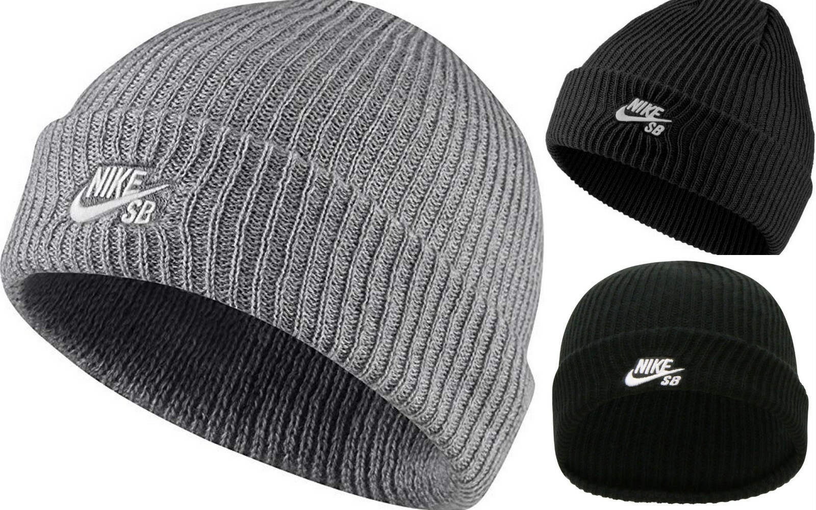 nike sb fisherman beanie black