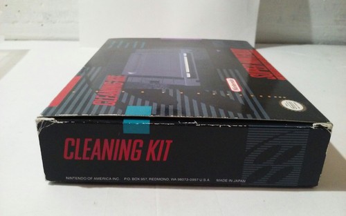 Cleaning Kit Snes Nes Super Nintendo CIB Complete