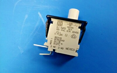 Genuine Speed Queen/Alliance # 803415 NC SPST OBL Pushbutton Switch *NEW* 
