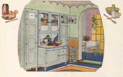 Vintage magazine ad HOOSIER MANUFACTURING 1926 Hoosier Suite kitchen cabinet pic